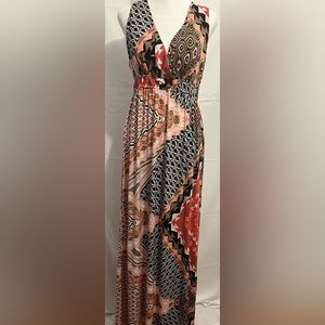 Long pattern dress